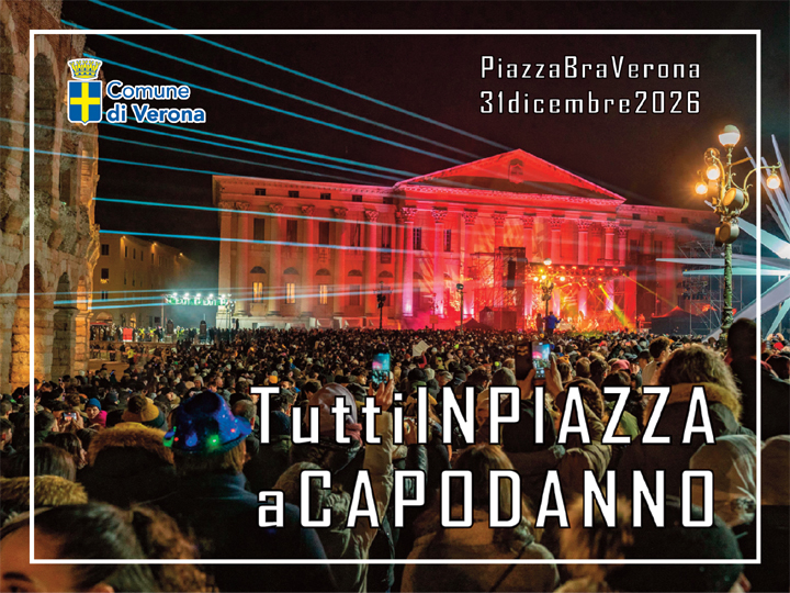Capodanno Verona piazza Bra