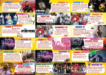 festival LATINO LOVERS IN VERONA 2018