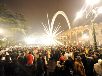Capodanno Verona piazza Bra