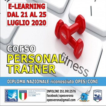 CORSO ONLINE PERSONAL TRAINER