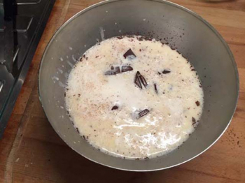 CREMA GANACHE preparazione