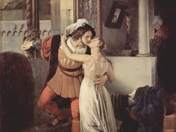 GIULIETTA E ROMEO - quadro F. Hayez