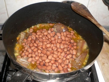 PASTA E FASOI fasi della preparazione